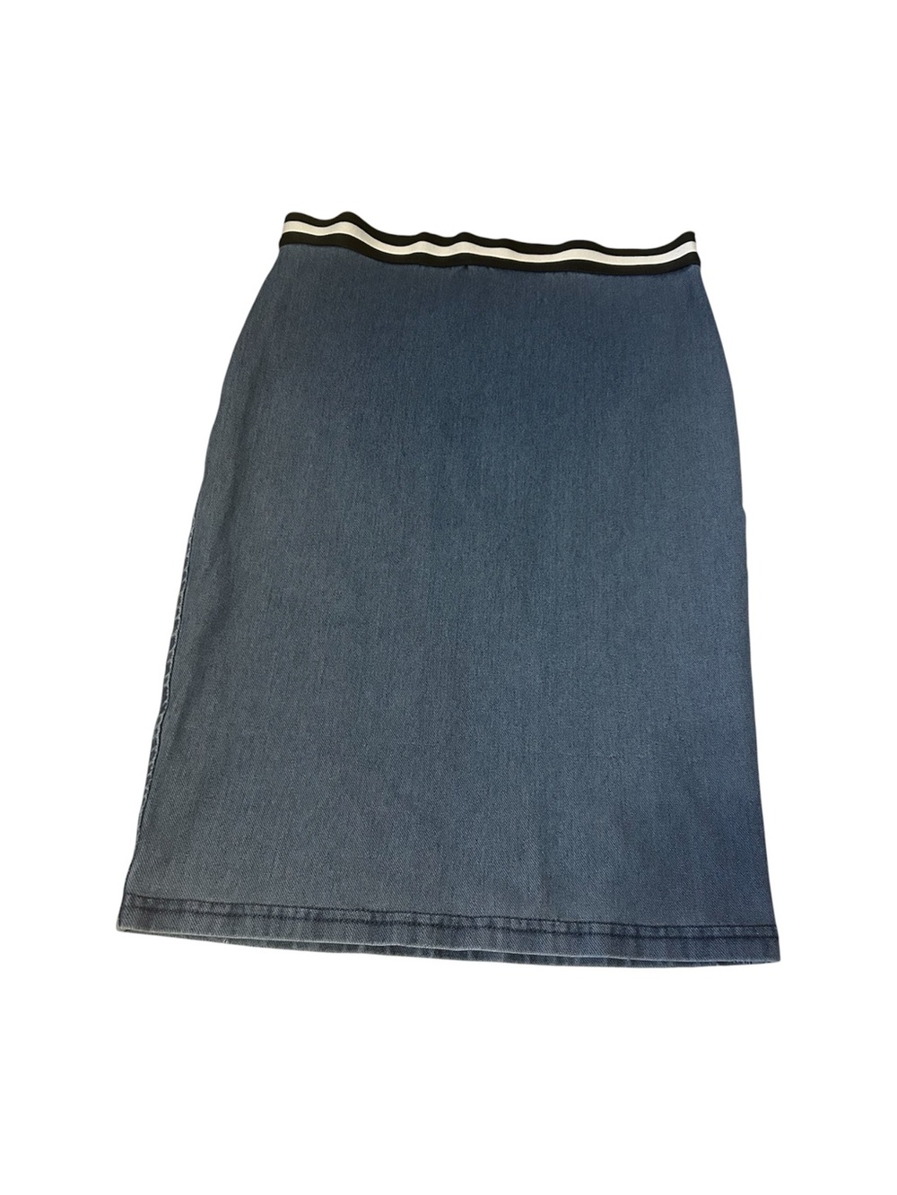 Forever 21 Blue Denim Stretchy Size Medium Pencil Skirt